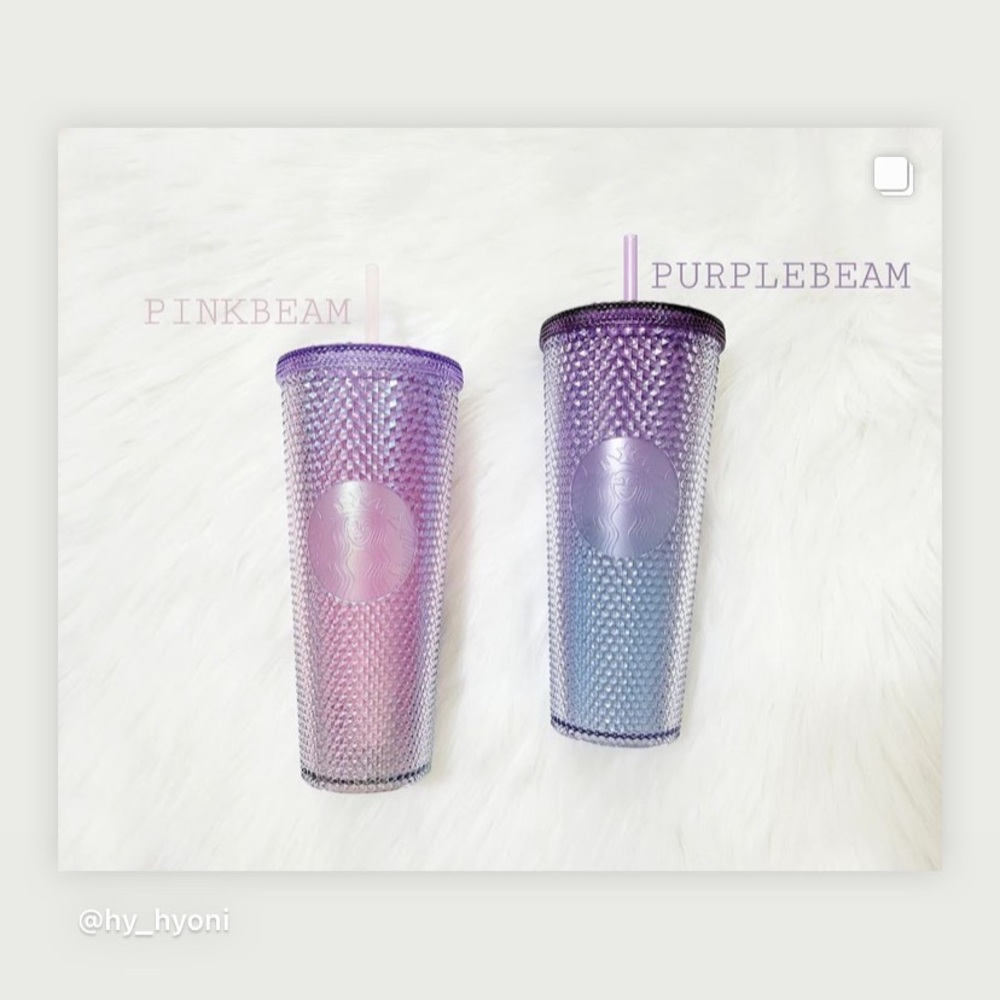 Starbucks Korea set Pink and Purple Beam 2022
